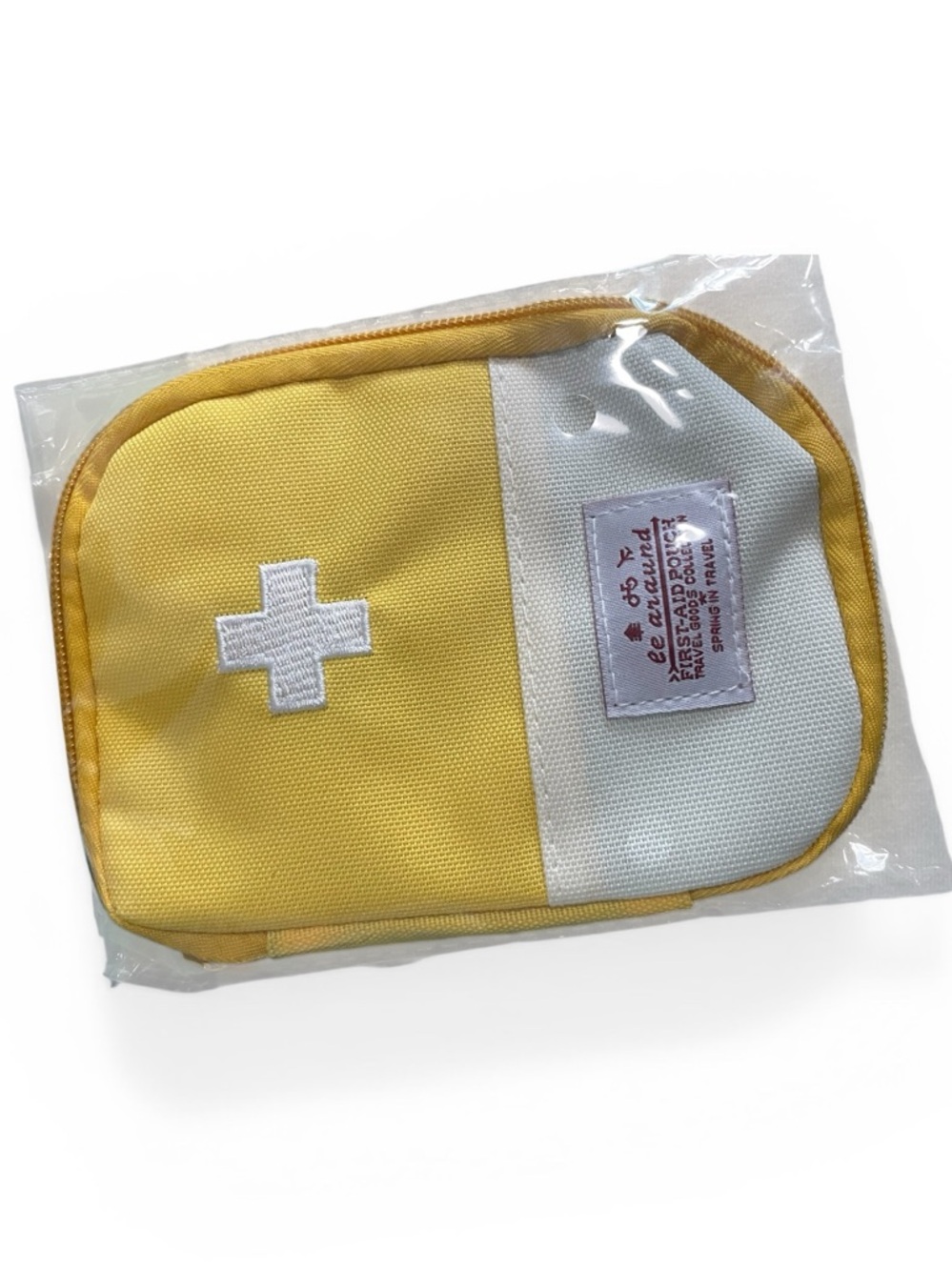 Set of 3 Be Around Travel First Aid Pouches - Pink, Navy, & Yellow - NEW